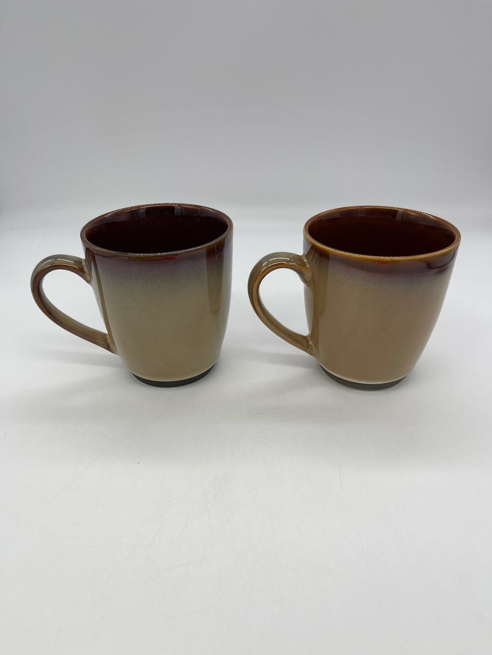 Sango Nova Brown Set of 2 Cups Mugs # 4933